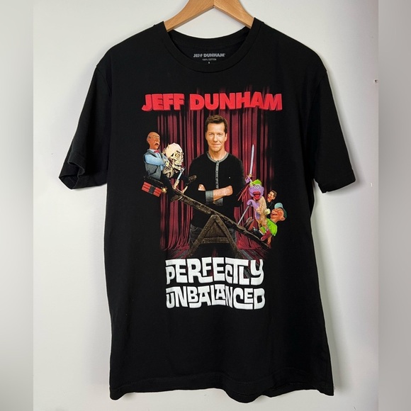 Jeff Dunham Other - Jeff Dunham Perfectly Unbalanced Tour Graphic Tee Comedy Funny Novelty T-Shirt L